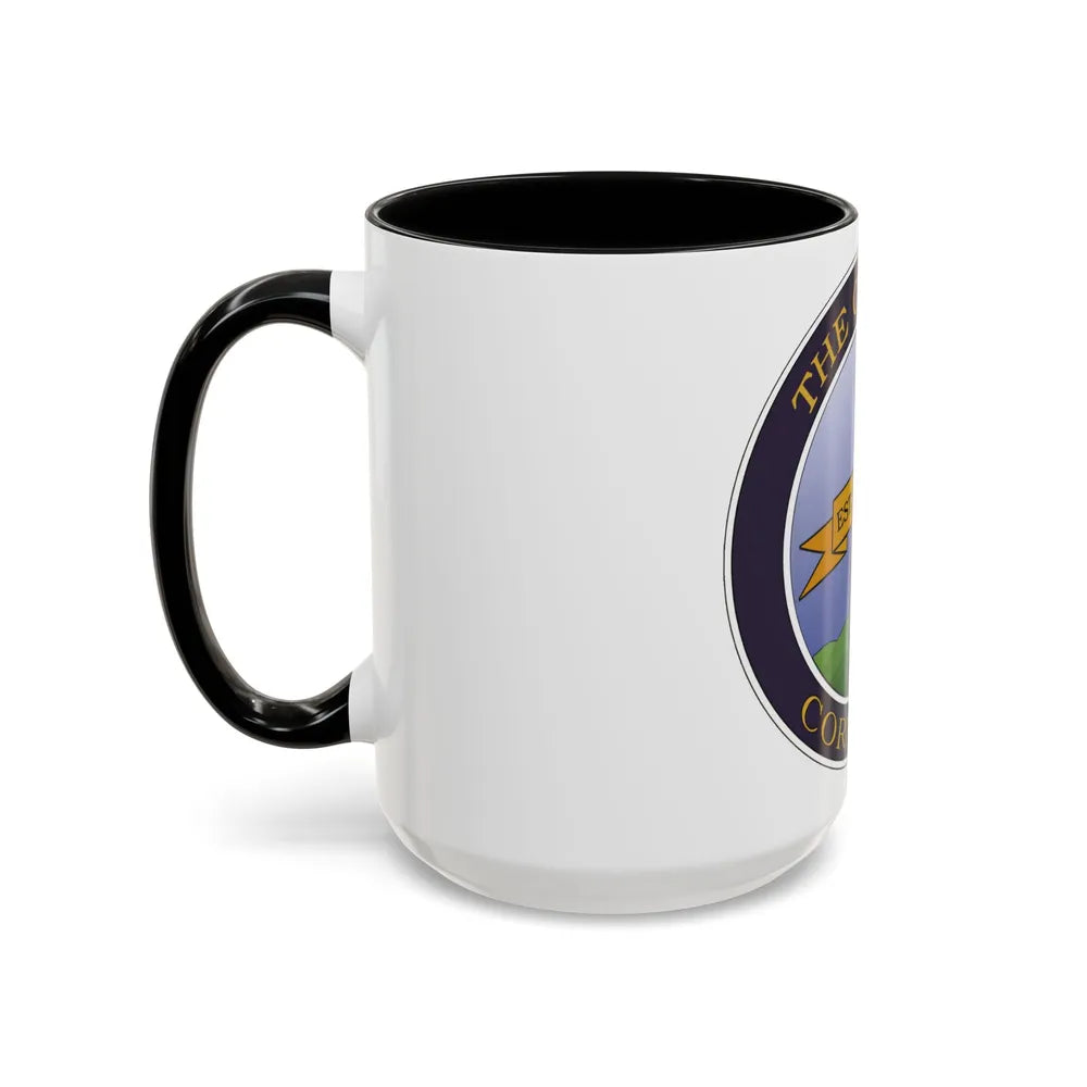 Seal of Corning NY - Accent Coffee Mug-Go Mug Yourself