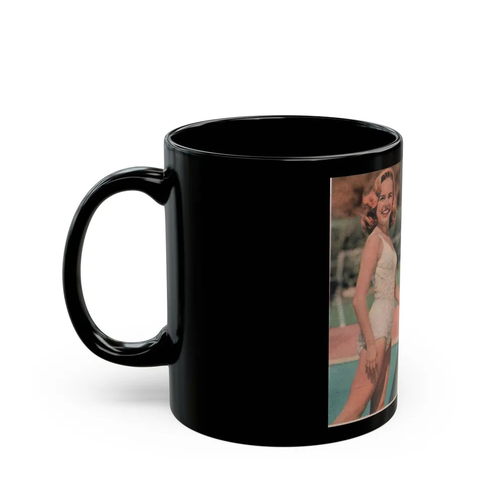 Terry Moore #535 - 5x6 Magazine Page Photo Clipping (Vintage Female Icon) Black Coffee Mug-Go Mug Yourself