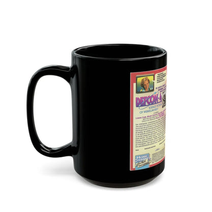 DEFCON 4 (VHS COVER) - Black Coffee Mug-Go Mug Yourself