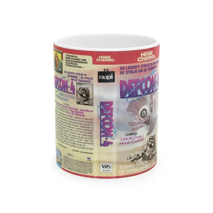 DEFCON 4 (VHS COVER) - White Coffee Mug 11oz - Go Mug Yourself