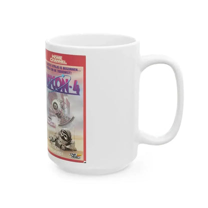DEFCON 4 (VHS COVER) - White Coffee Mug - Go Mug Yourself