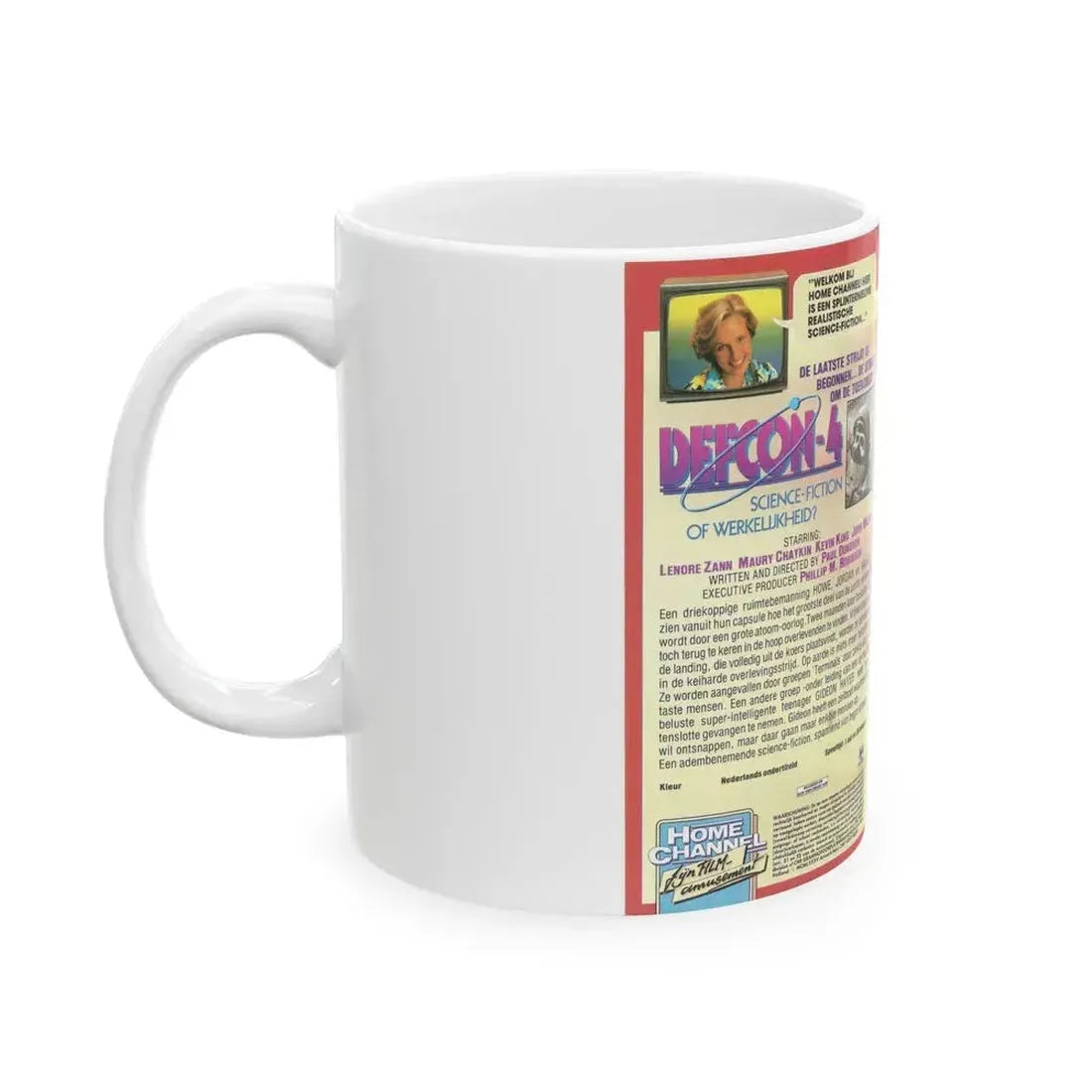 DEFCON 4 (VHS COVER) - White Coffee Mug - Go Mug Yourself