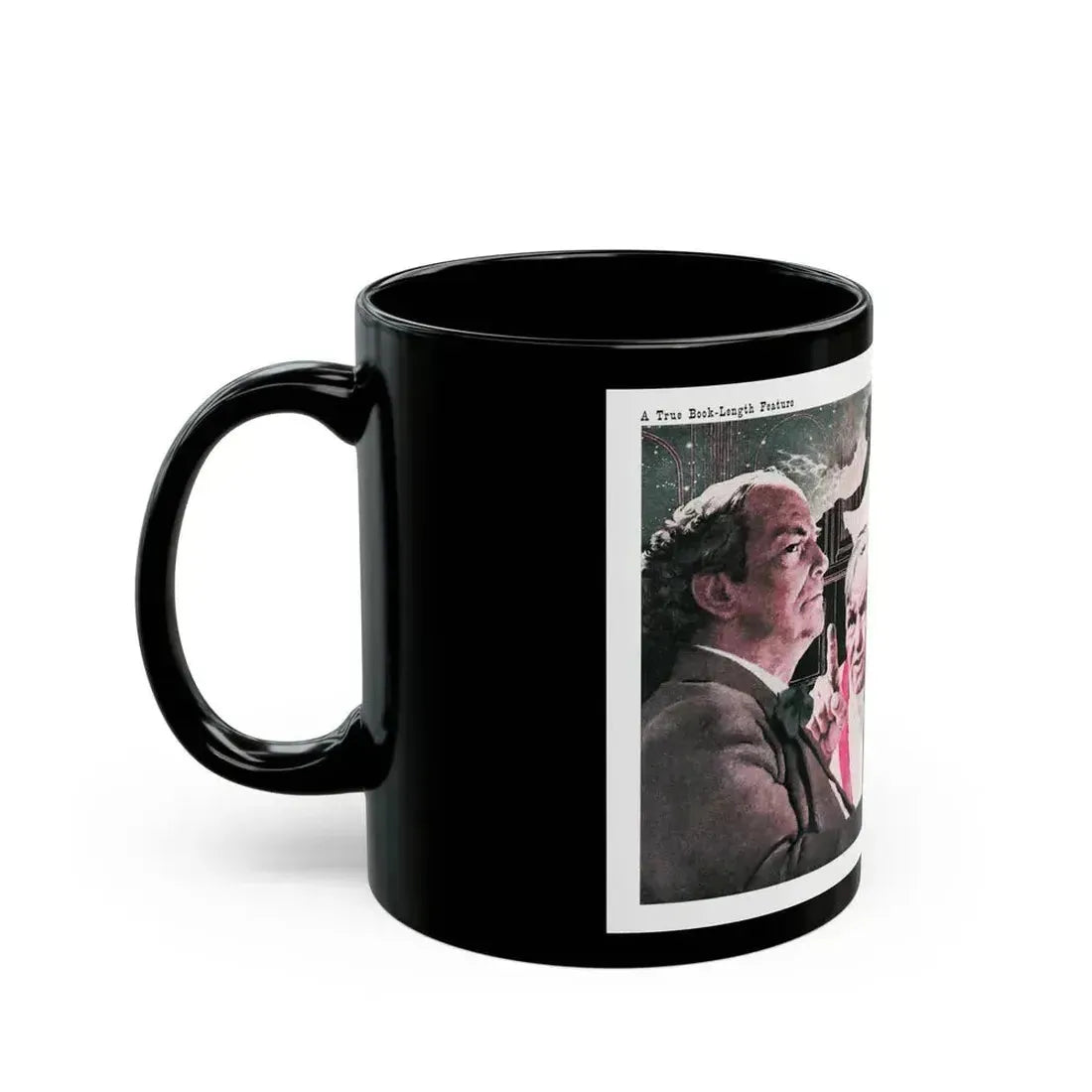 Defender of the Damned, True Magazine, August 1952 - Black Coffee Mug - Go Mug Yourself