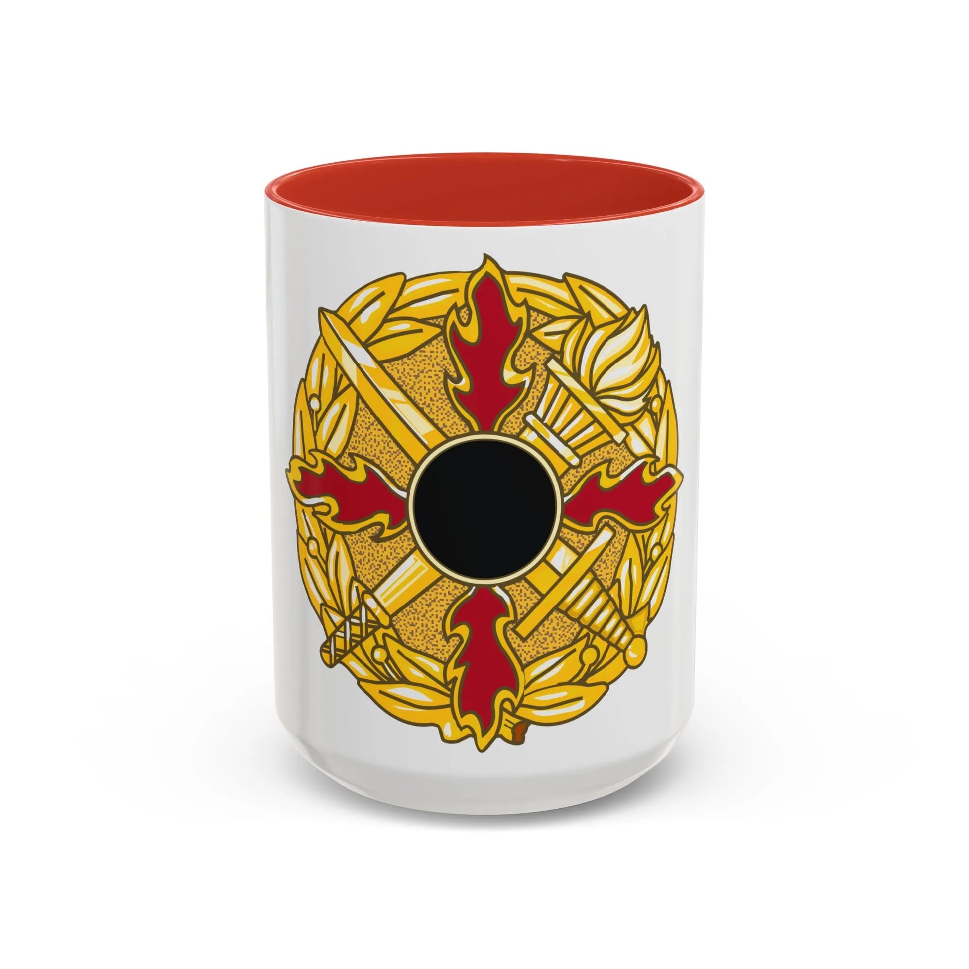 Defense Ammunition Center and School (U.S. Army) Accent Coffee Mug 15oz Red - Go Mug Yourself