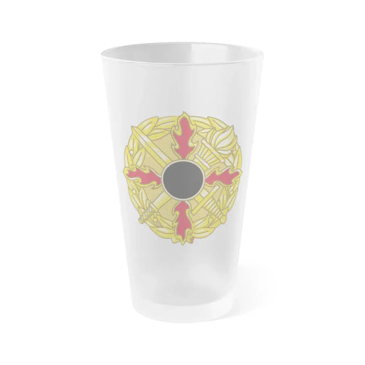 Defense Ammunition Center and School (U.S. Army) Frosted Pint Glass 16oz Default Title - Go Mug Yourself