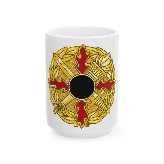 Defense Ammunition Center and School (U.S. Army) White Coffee Mug 15oz - Go Mug Yourself
