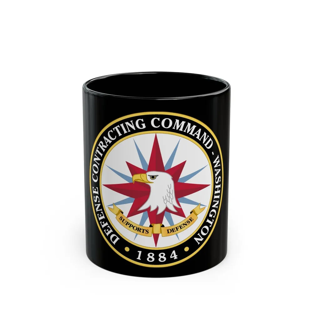 Defense Contracting Command Washington (U.S. Army) Black Coffee Mug-11oz-Go Mug Yourself