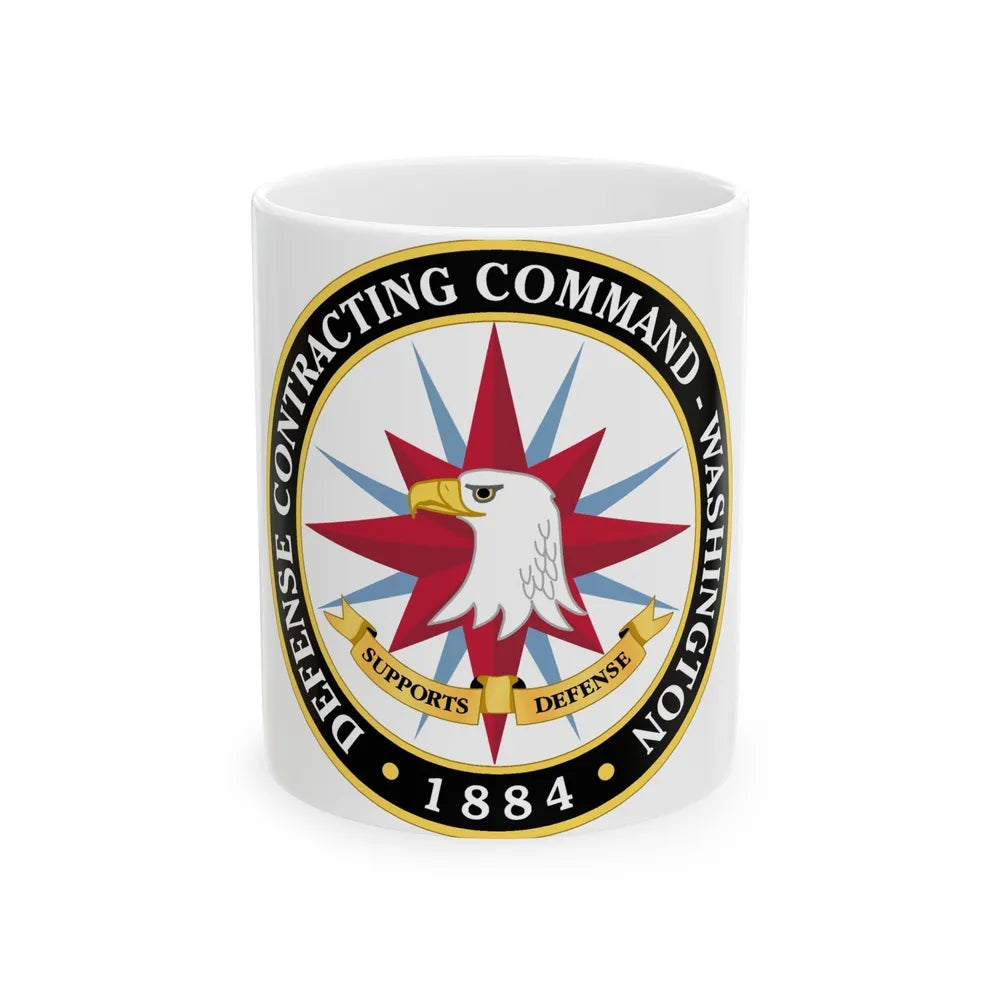 Defense Contracting Command Washington (U.S. Army) White Coffee Mug-11oz-Go Mug Yourself