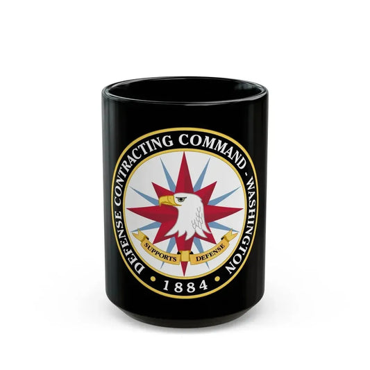Defense Contracting Command Washington (U.S. Army) Black Coffee Mug 15oz - Go Mug Yourself