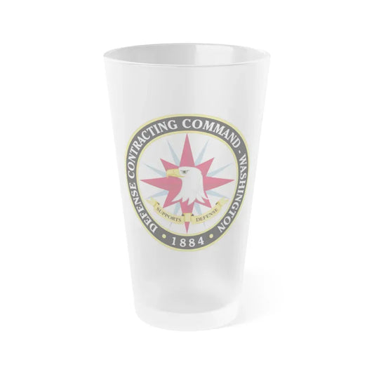 Defense Contracting Command Washington (U.S. Army) Frosted Pint Glass 16oz Default Title - Go Mug Yourself