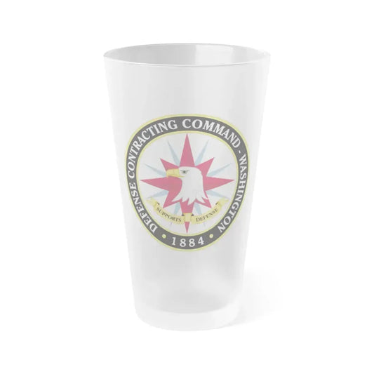 Defense Contracting Command Washington (U.S. Army) Frosted Pint Glass 16oz Default Title - Go Mug Yourself