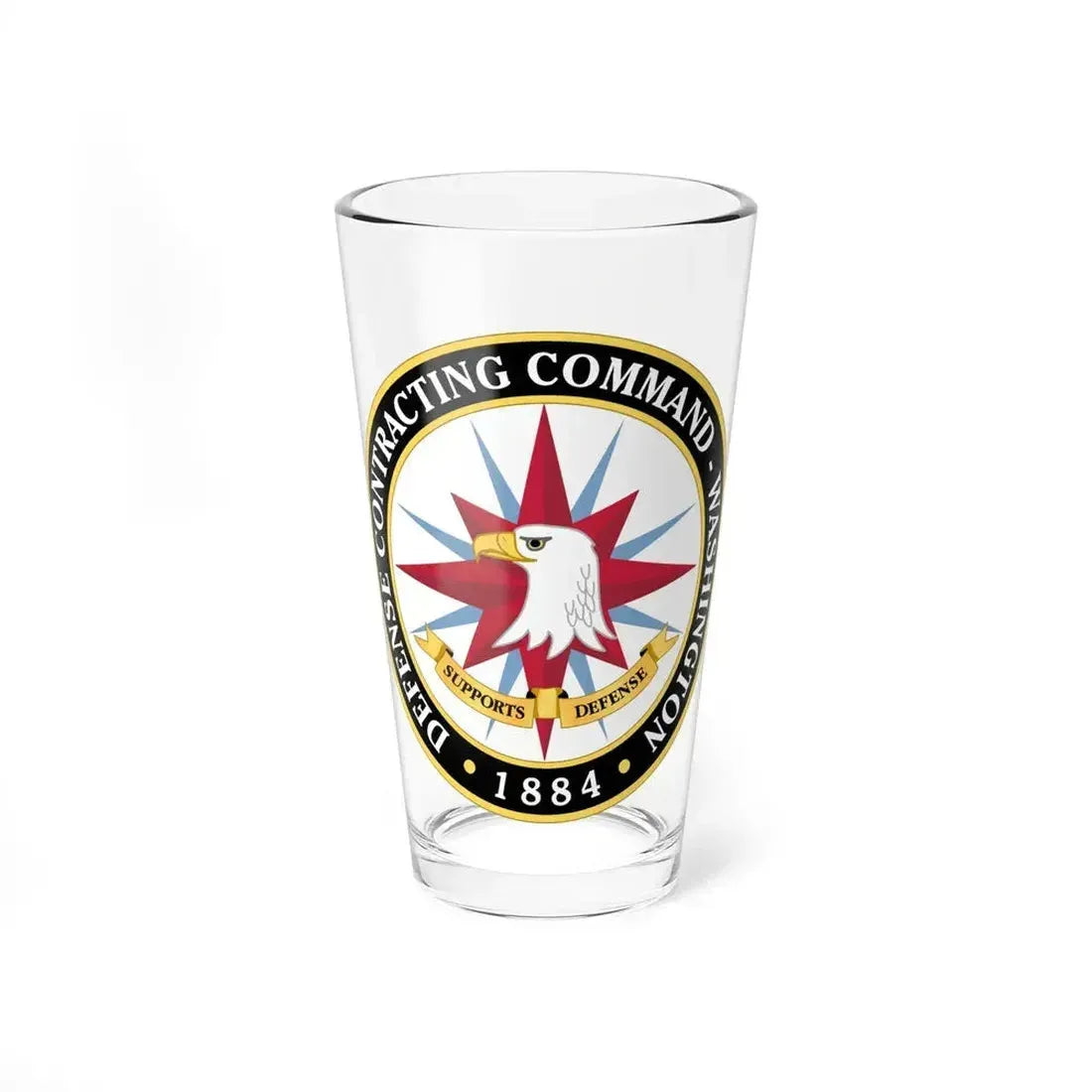 Defense Contracting Command Washington (U.S. Army) Pint Glass 16oz - Go Mug Yourself