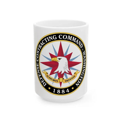 Defense Contracting Command Washington (U.S. Army) White Coffee Mug 15oz - Go Mug Yourself
