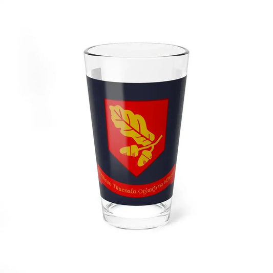 Defense Force Training Centre Flag Ireland (Ireland) Pint Glass 16oz 16oz - Go Mug Yourself