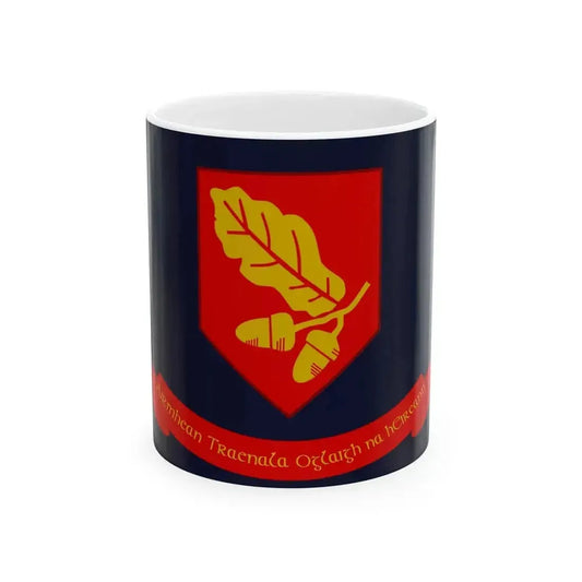 Defense Force Training Centre Flag Ireland (Ireland) White Coffee Mug 11oz - Go Mug Yourself