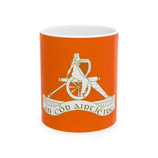 Defense Forces Artillery corps Ireland (Ireland) White Coffee Mug 11oz - Go Mug Yourself