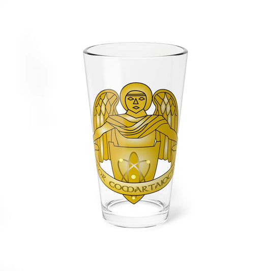 Defense Forces Communications and Information Services Corps CIS Emblem Ireland (Ireland) (Coat of Arms) Pint Glass 16oz 16oz - Go Mug Yourself