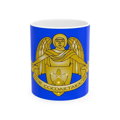 Defense Forces Communications and Information Services Corps Flag Ireland (Ireland) White Coffee Mug 11oz - Go Mug Yourself