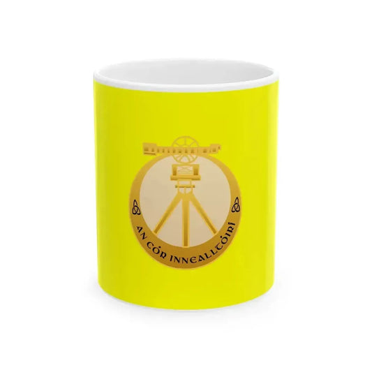 Defense Forces Engineer Corps Ireland (Ireland) White Coffee Mug 11oz - Go Mug Yourself