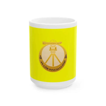 Defense Forces Engineer Corps Ireland (Ireland) White Coffee Mug 15oz - Go Mug Yourself