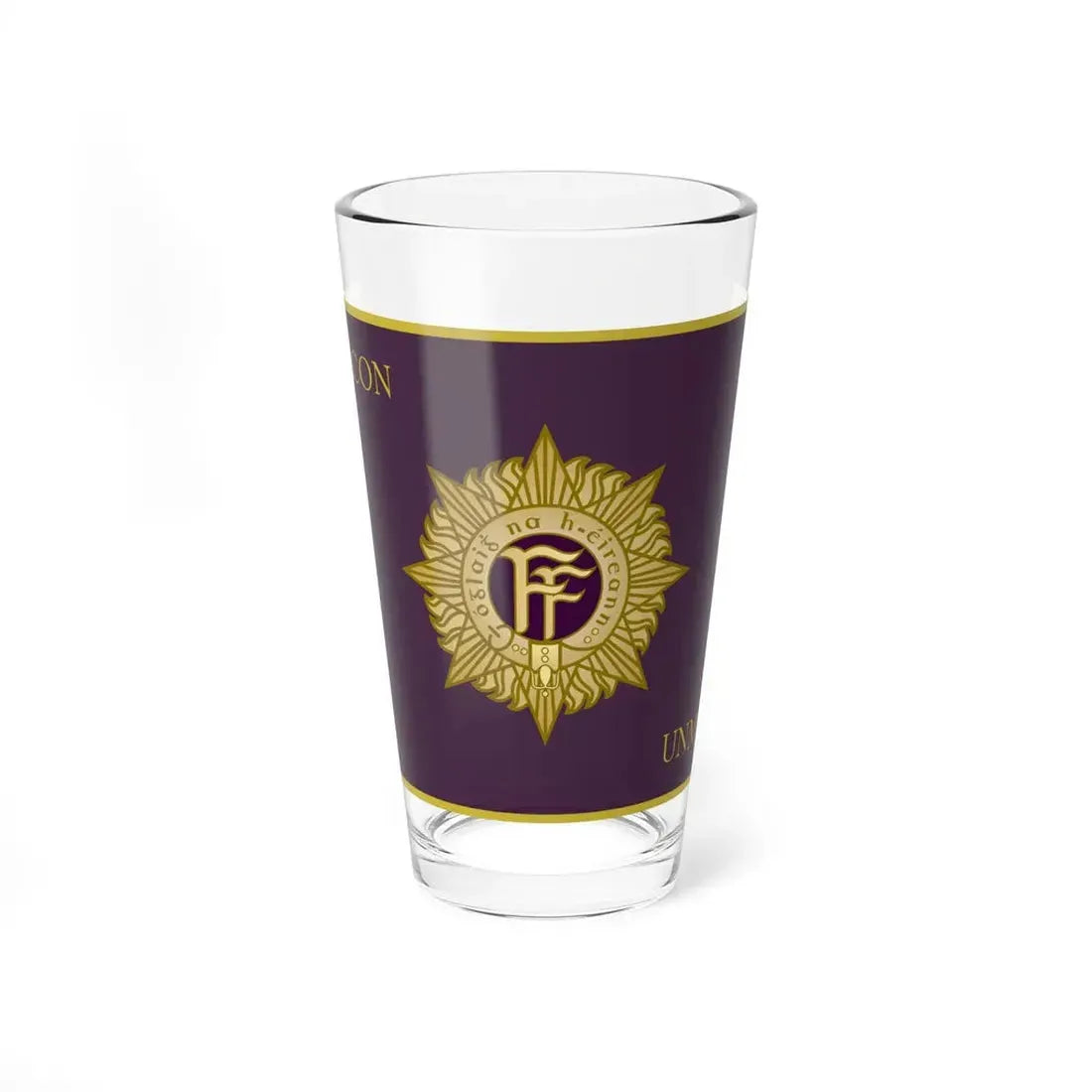 Defense Forces Ireland Flag UNMEE (Ireland) Pint Glass 16oz 16oz - Go Mug Yourself