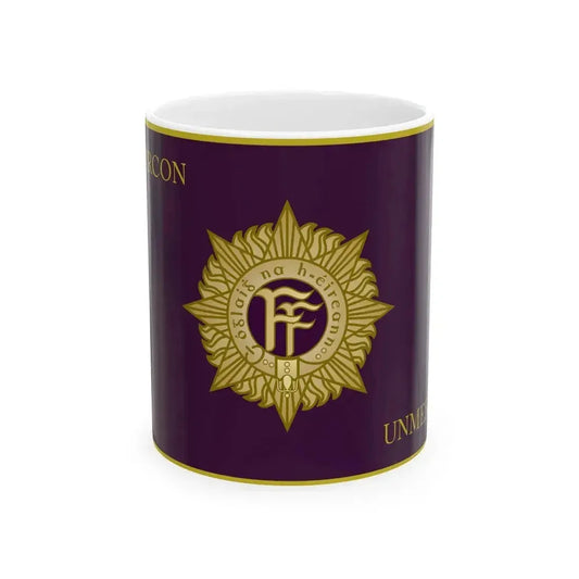 Defense Forces Ireland Flag UNMEE (Ireland) White Coffee Mug 11oz - Go Mug Yourself