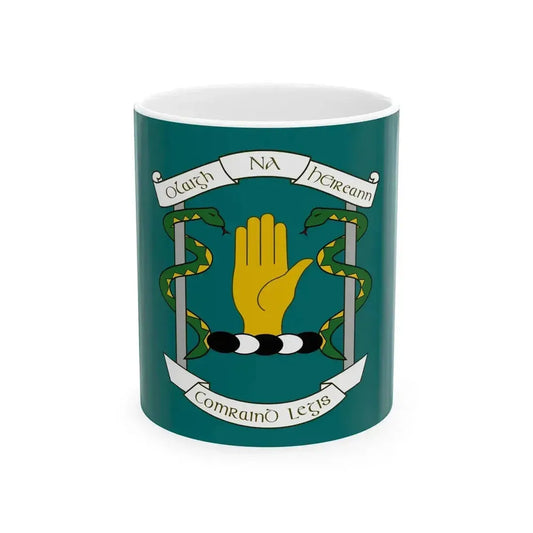 Defense Forces Medical Corps Flag Ireland (Ireland) White Coffee Mug 11oz - Go Mug Yourself