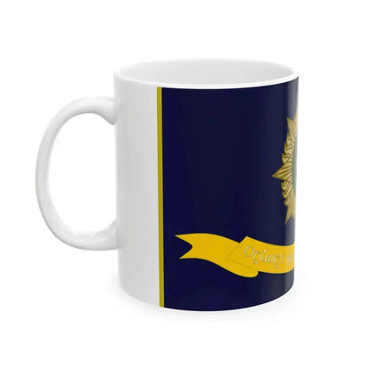 Defense Forces Organisation of National Ex-Servicemen Flag Ireland (Ireland) White Coffee Mug - Go Mug Yourself