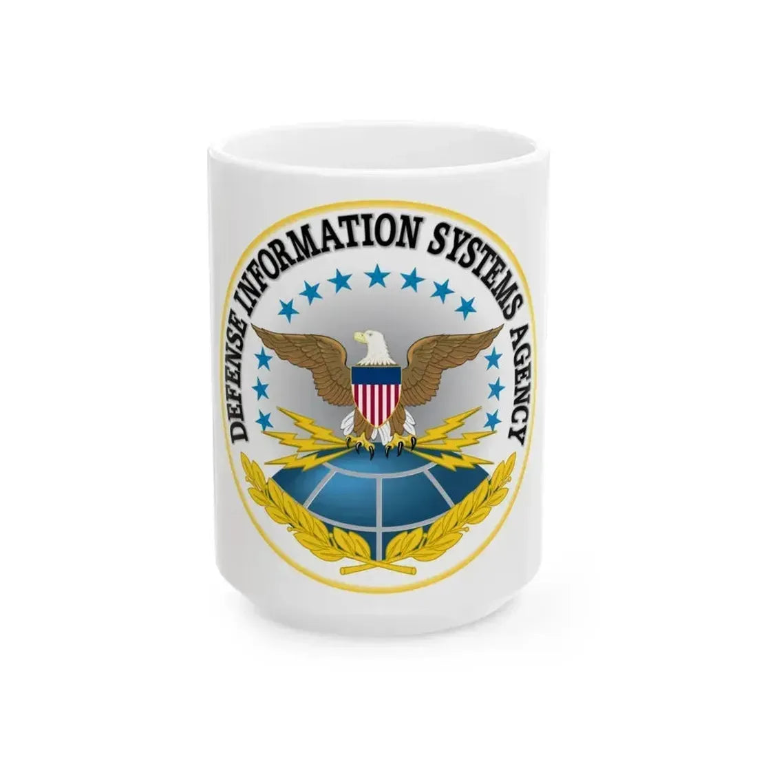 Defense Information Systems Agency DISA - White Coffee Mug 15oz - Go Mug Yourself