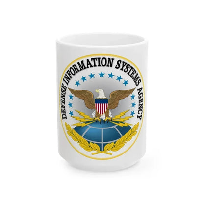 Defense Information Systems Agency DISA - White Coffee Mug 15oz - Go Mug Yourself