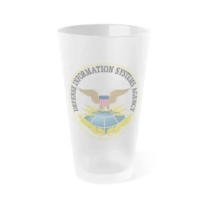 Defense Information Systems Agency - Frosted Pint Glass 16oz 16oz Frosted - Go Mug Yourself