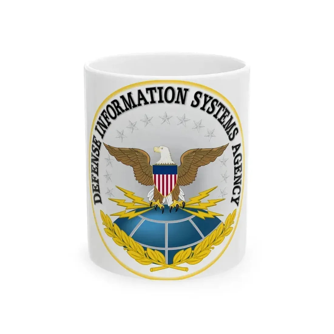 Defense Information Systems Agency - White Coffee Mug 11oz - Go Mug Yourself