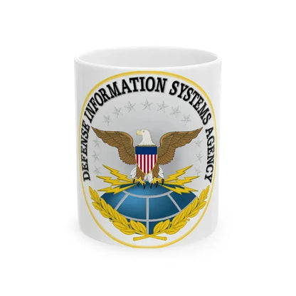 Defense Information Systems Agency - White Coffee Mug 11oz - Go Mug Yourself