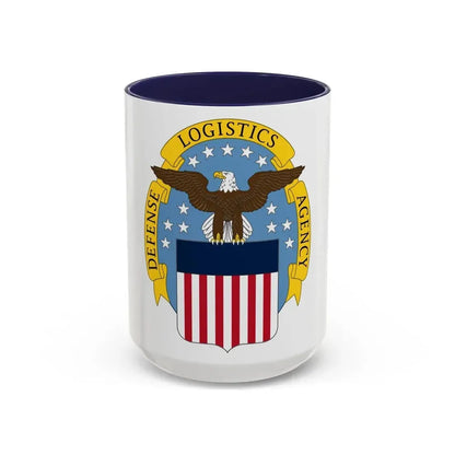 Defense Logistics Agency (U.S. Army) Accent Coffee Mug 15oz Navy - Go Mug Yourself