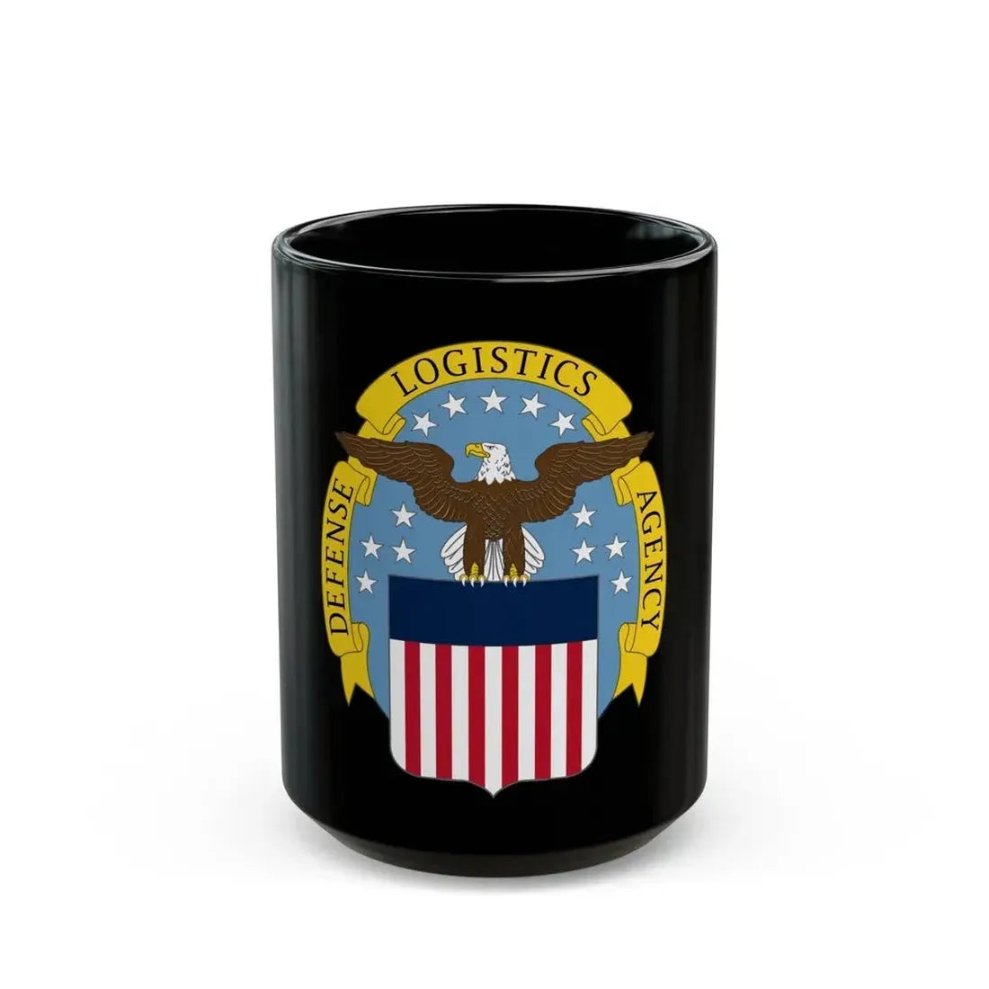 Defense Logistics Agency (U.S. Army) Black Coffee Mug 15oz - Go Mug Yourself