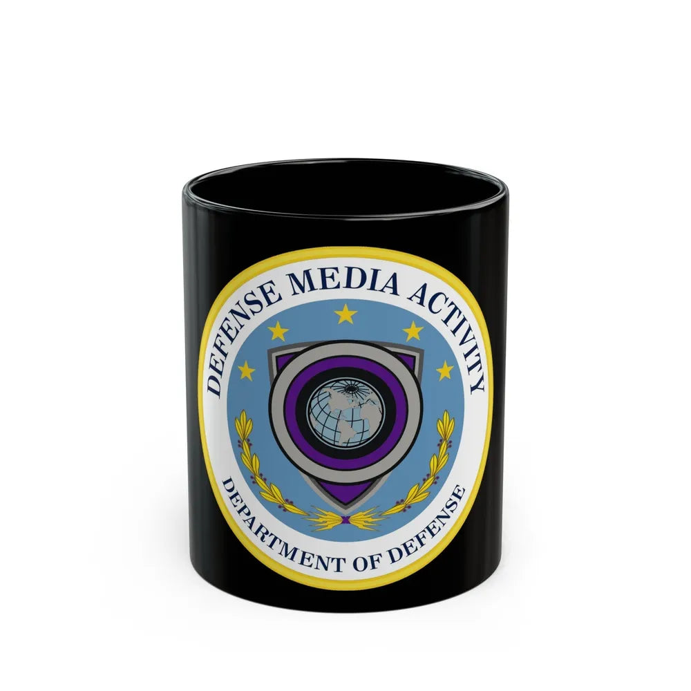 Defense Media Activity (U.S. Army) Black Coffee Mug-11oz-Go Mug Yourself