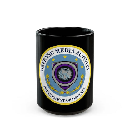 Defense Media Activity (U.S. Army) Black Coffee Mug-15oz-Go Mug Yourself