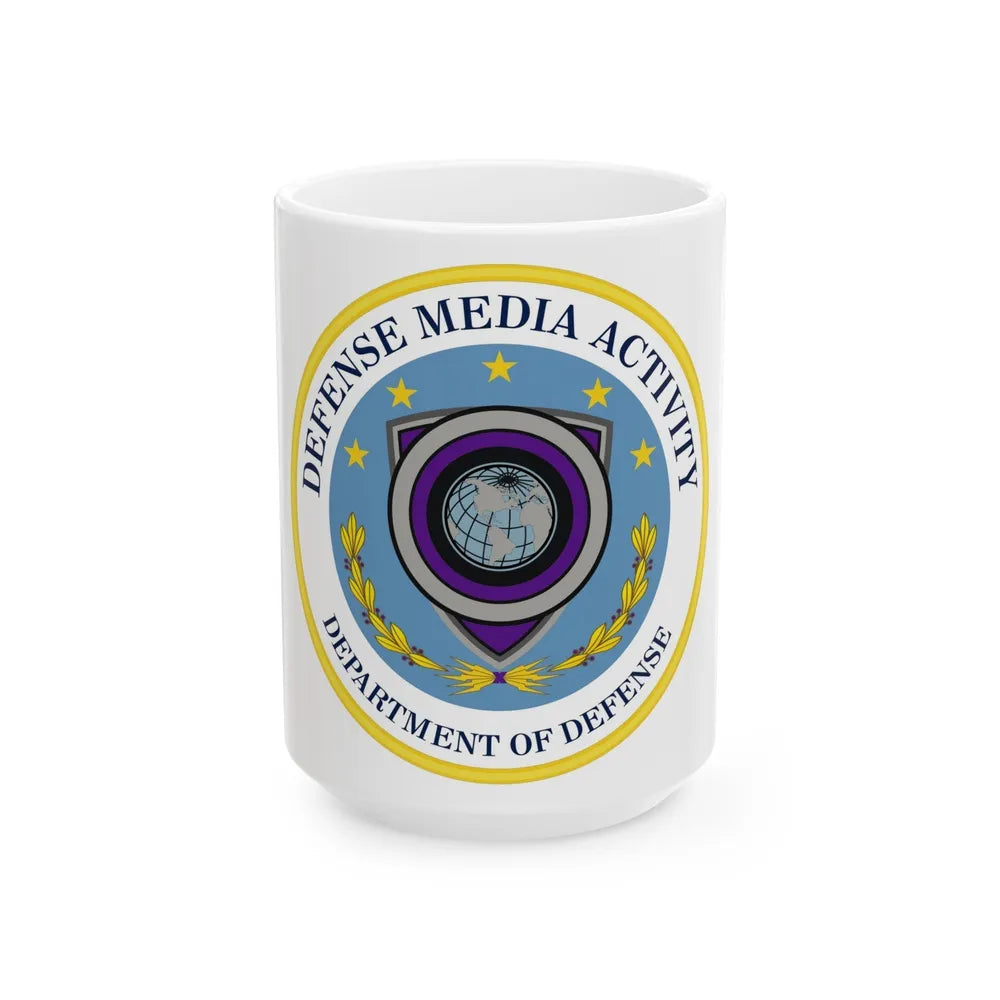 Defense Media Activity (U.S. Army) White Coffee Mug-15oz-Go Mug Yourself