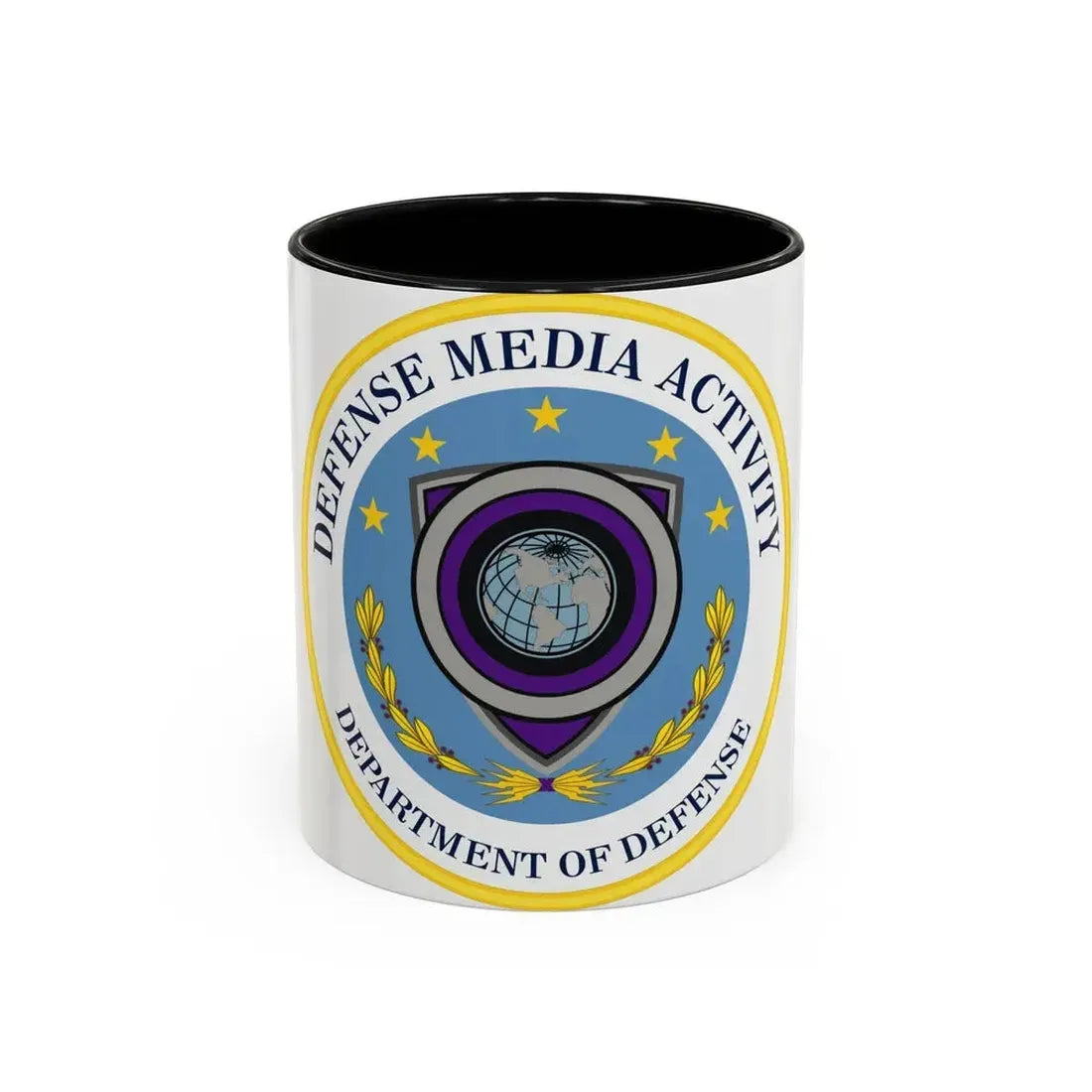 Defense Media Activity (U.S. Army) Accent Coffee Mug 11oz Black - Go Mug Yourself