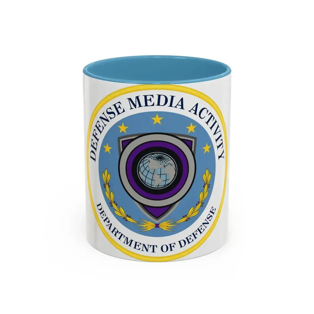 Defense Media Activity (U.S. Army) Accent Coffee Mug 11oz Light Blue - Go Mug Yourself