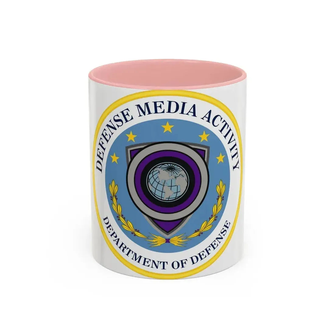 Defense Media Activity (U.S. Army) Accent Coffee Mug 11oz Pink - Go Mug Yourself