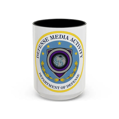 Defense Media Activity (U.S. Army) Accent Coffee Mug 15oz Black - Go Mug Yourself