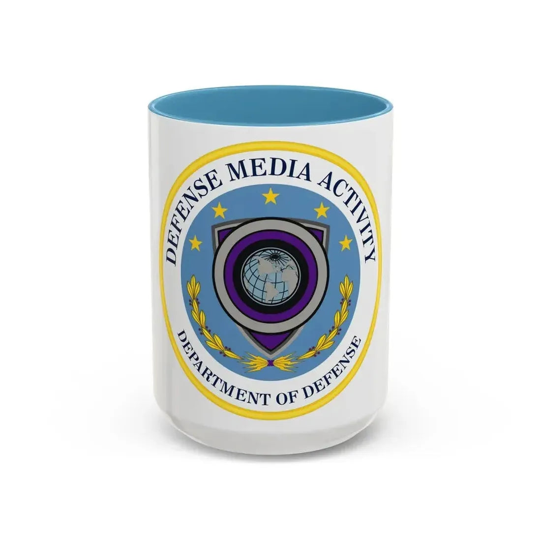 Defense Media Activity (U.S. Army) Accent Coffee Mug 15oz Light Blue - Go Mug Yourself