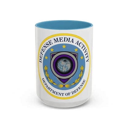 Defense Media Activity (U.S. Army) Accent Coffee Mug 15oz Light Blue - Go Mug Yourself