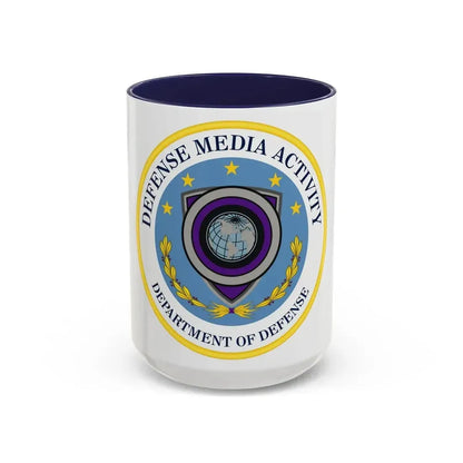 Defense Media Activity (U.S. Army) Accent Coffee Mug 15oz Navy - Go Mug Yourself