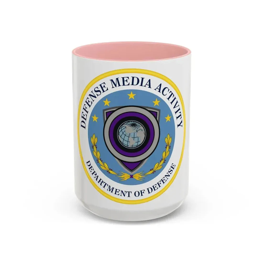 Defense Media Activity (U.S. Army) Accent Coffee Mug 15oz Pink - Go Mug Yourself