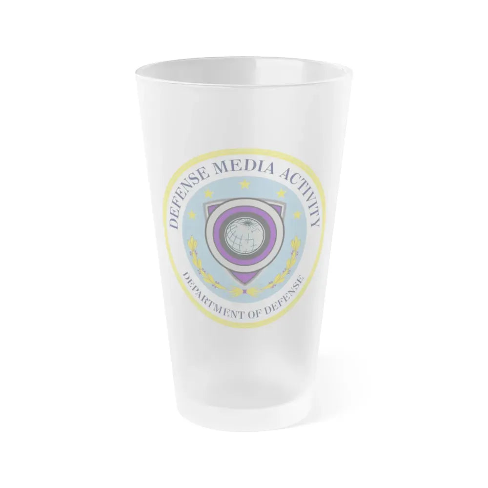 Defense Media Activity (U.S. Army) Frosted Pint Glass 16oz Default Title - Go Mug Yourself