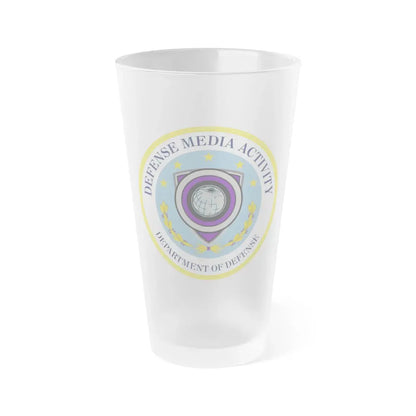 Defense Media Activity (U.S. Army) Frosted Pint Glass 16oz Default Title - Go Mug Yourself