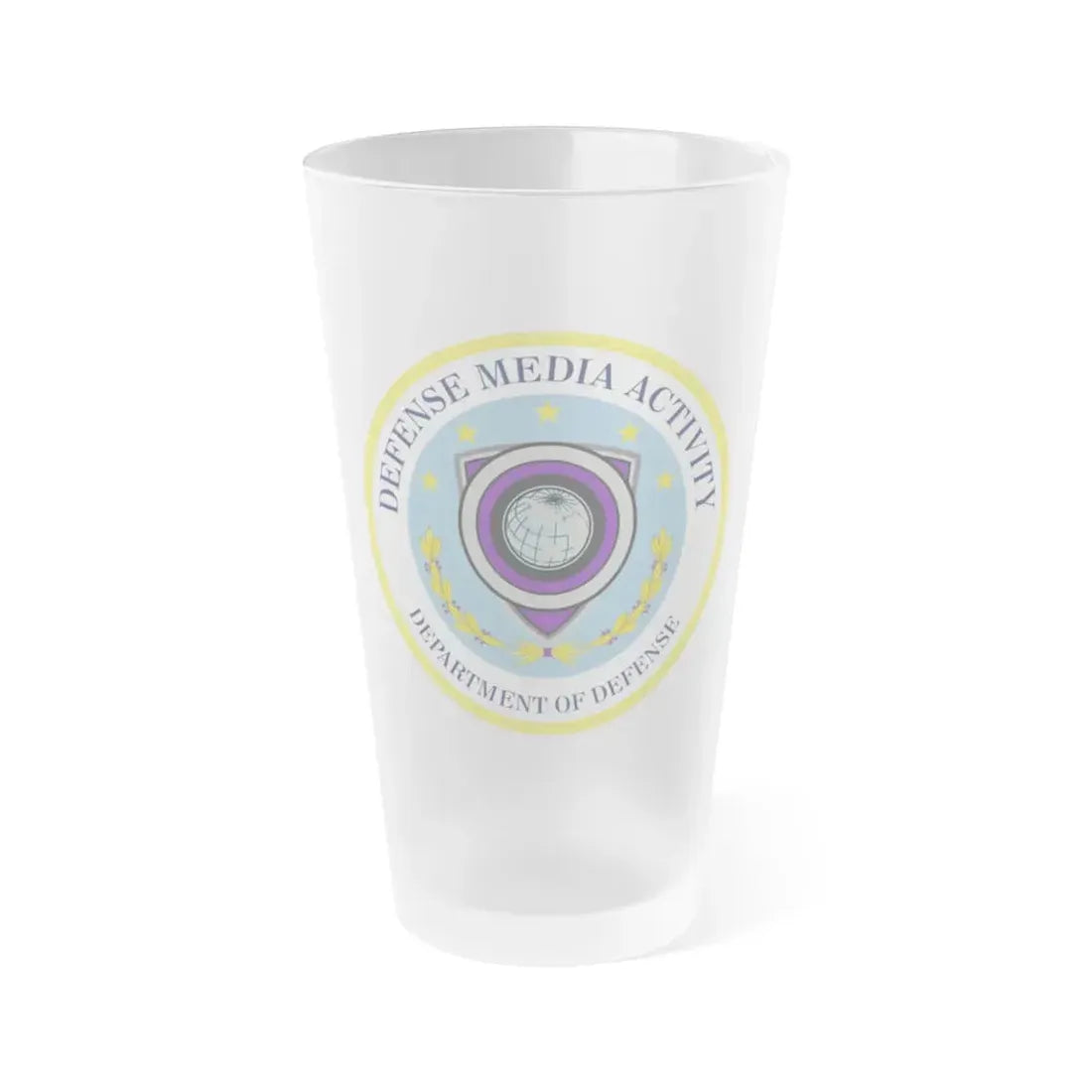 Defense Media Activity (U.S. Army) Frosted Pint Glass 16oz Default Title - Go Mug Yourself