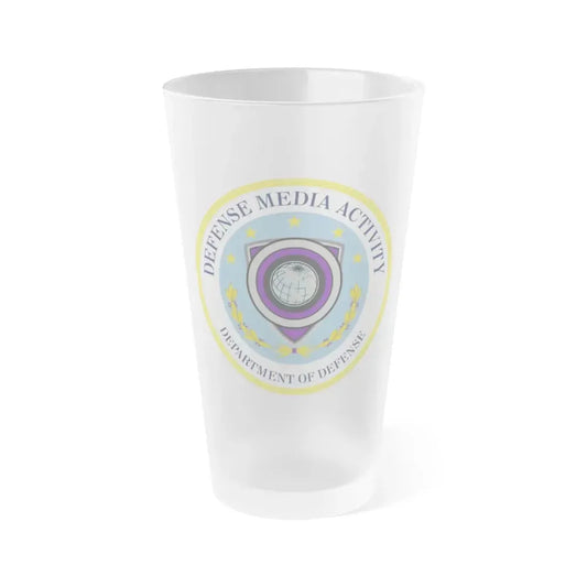 Defense Media Activity (U.S. Army) Frosted Pint Glass 16oz Default Title - Go Mug Yourself